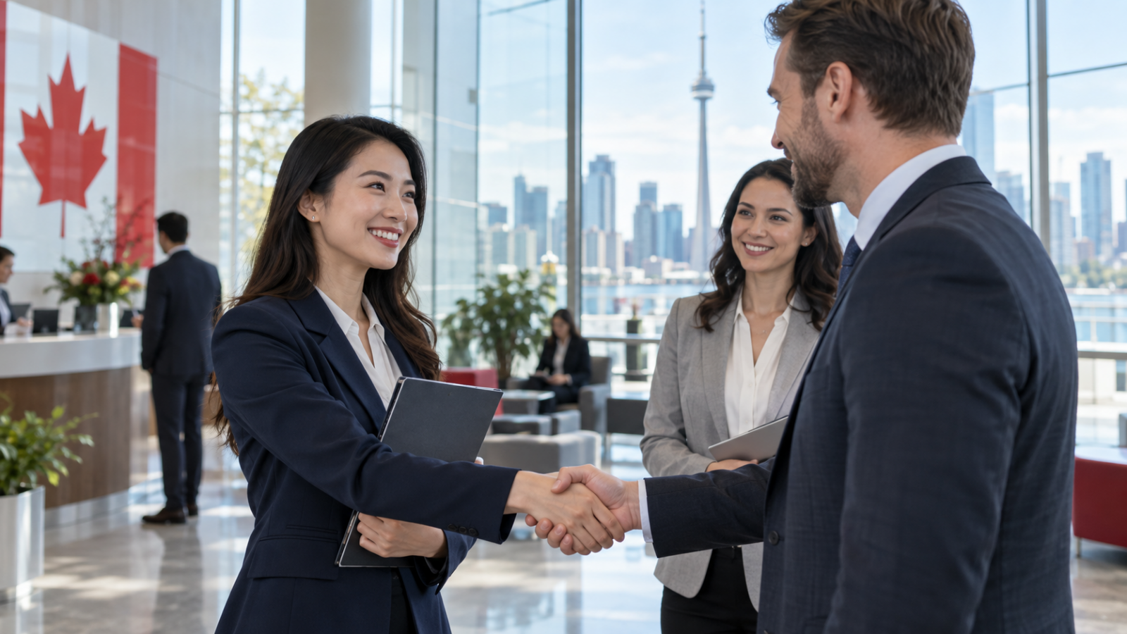 Người lao động trao đổi cơ hội việc làm và Work Permit Canada