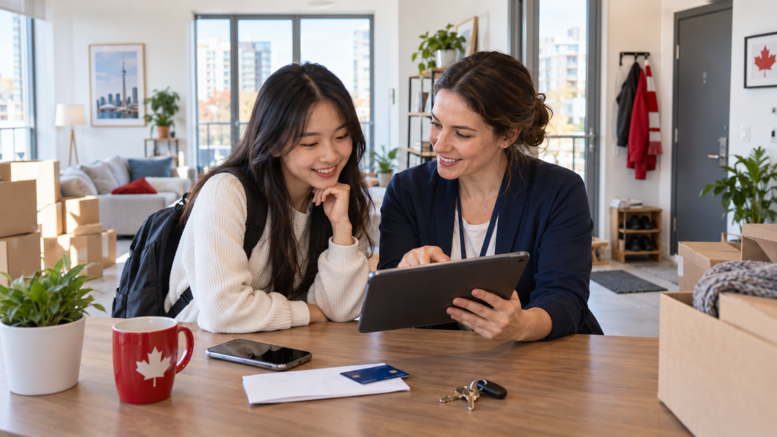 Du học sinh được hướng dẫn ổn định cuộc sống sau khi đến Canada